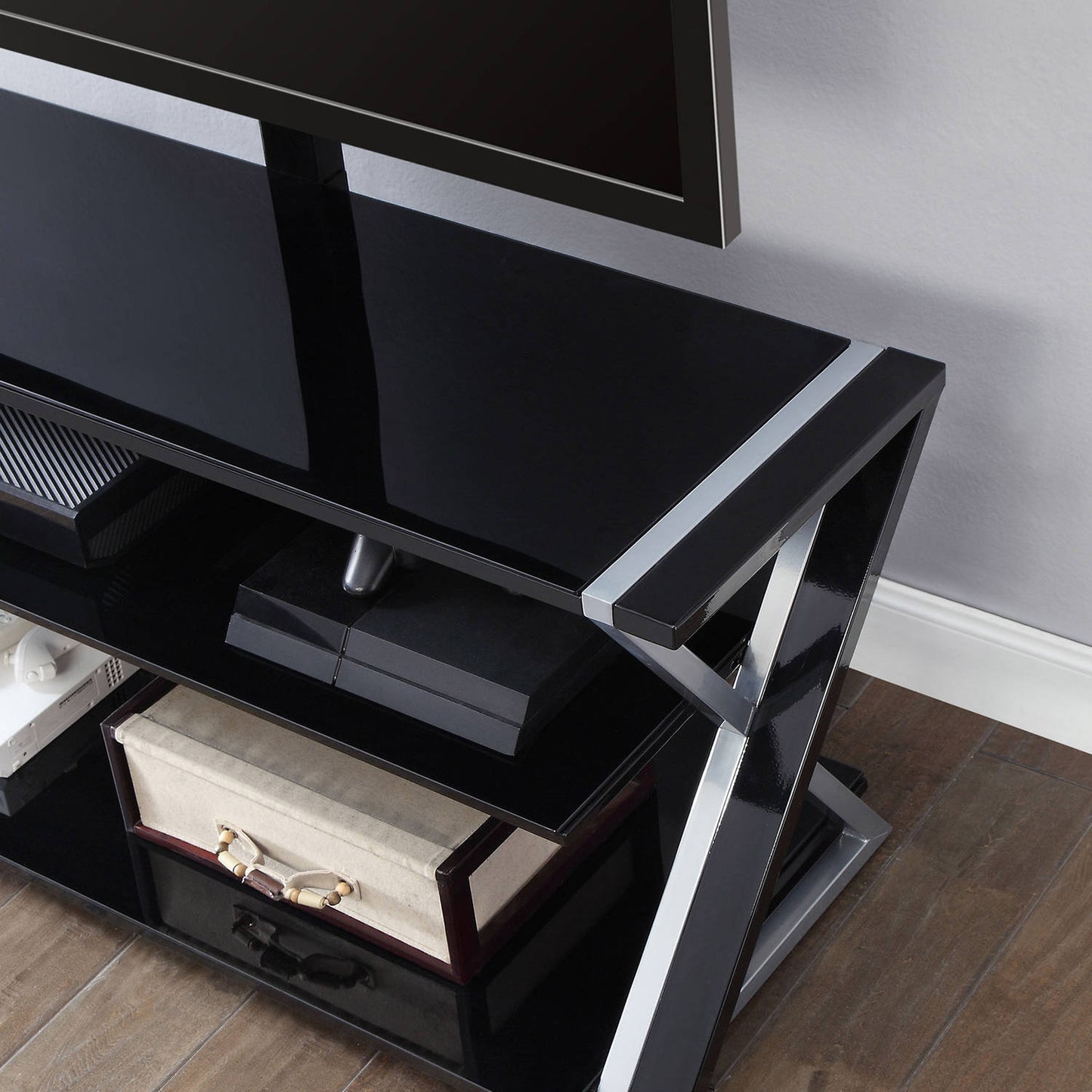 Tv stand for TVs up to 70" 3-in-1